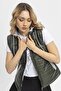 Women's Jersey Hooded Puffer Vest 255316 - - 3