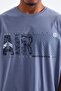 Petrol Air Printed O Neck Men's Oversize T-shirt - 88097 - 8