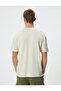Oversize T-Shirt Pocket Detailed Crew Neck Short Sleeve Cotton - 4