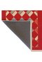 South Collection Red Themed Geometric Quadrilateral Patterned Modern Decorative Carpet 28 - 5