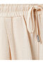 Viscose Wide-Legged Trousers with Pockets, Elastic Waist, and Pleated Detail - 6