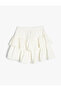 Mini Skirt with Elastic Waistband - 2