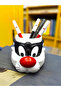 Sylvester Designed Pen Holder Brush Holder Desktop Organizer Cute Children's Room Accessory - 2