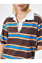 Polo Collar Rugby T-Shirt Short Sleeve Cotton - 5