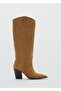 Suede Cowboy Boots - 3
