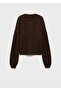 Round Neck Knitted Patterned Sweater - 3