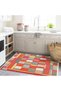 South Collection Multicolored Geometric Patterned Creative Modern Decorative Carpet 31 - 3