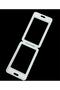 Premium White Card Holder Vertical Card Sleeve Staff ID Card Protector - 2