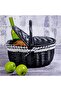 Lny-07 Black Picnic Medium Basket - 2