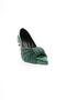 1252 Women's Pointed Toe, Low-cut, Bow Detailed, Heeled, Thin Heeled Shoes - 2