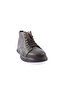 Men's Lace-Up Zippered Boots Brown Genuine Leather 361722696 - 2