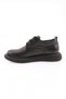 Women's Lace-Up Casual Shoes Black Floater Genuine Leather 261326910 - 3