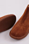 1501-22K Women's Stretch Detailed Boots Taba Suede Genuine Leather - 4