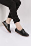 Women's Lace-Up Comfort Shoes Genuine Leather Black 33112210108 - 5