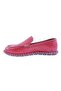 Women's Stitching Detailed Loafer Shoes Red 71432110 - 3