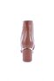 404 حذاء نسائي بكعب وسحاب جانبي من Siler Stone باللون البني - 4