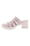 50-04 23y Women's Strappy Heeled Slippers - 3