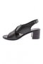 15-05 23y Women's Cross Banded Rubber Detailed Heeled Sandals - 3