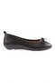 201-23y Women's Bow Detailed Zenne Ballet Flats