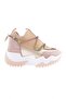 Z94 23y Women's Mega Thick Sole Glittered Rope Detailed Sneakers Shoes