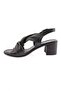 15-01 23y Women's Drawstring Cross Strapped Heeled Sandals - 3