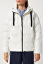 Hooded Inflatable Coat Ekru Lri̇0003 - 5