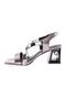 671-23y Women's Cross-Strapped Stone Sandals - 3