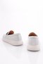 Women's Buckle Laser Loafer Shoes White 5332678 - 3