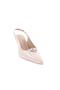 03-23y Women's Pointed Toe Transparent Detailed Heeled Shoes with Accessories - 2