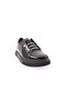 Women's Silver Rope Accessory Sneaker Shoes Black Wrinkled 243121097 - 2