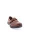 Women's Wedge Sole Velcro Comfort Shoes Tan Genuine Leather 21462617 - 2