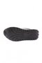 927-23y Women's Mega Thick Sole Silver Stone Sneakers Shoes - 5