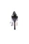 Women's Pointed Toe Heeled Shoes Black 88110535 - 4