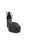 Women's Thick Sole Heeled Shoes Black Scuba 563285 - 2