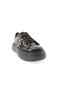 874-23y Women's Laced Shoes with Crystal Stone Buckle on the Sides - 2