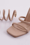 1274 Women's Ankle Wrap Heeled Shoes - 4