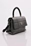 Black Plaid Women's Bag with Cover and Sleeve 41623431 - 2