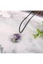 Tree of Life Themed Necklace Transparent Design with Butterfly Special Epoxy Accessory Vivid Look Luxury Jewelry - 5