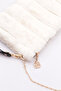 Women's Striped Furry Clutch Bag White 52233448 - 3