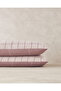 Plain Check Easy-Iron 2-Piece Pillow Case 50X70 cm Light Plum - 4