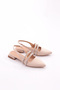 Women's Stone-Embellished Sandals Beige Nubuck 1253378 - 2