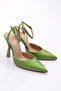 Women's Ankle Strap Evening Dress Shoes Kiwi Mirror 719121085 - 2