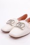 K065 Women's Buckle Ballerinas - 4