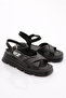 Women's Sandals Black Genuine Leather 27263294 - 2