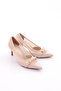 Heeled Shoes with Side Holes Ecru 25412821 - 2