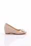 24309 Women's Wedge Heeled Shoes with Metal Accessories