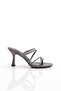 905 Women's Stripe Detailed Heeled Slippers