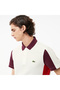 Men's Regular Fit Color Blocked White Polo - 2