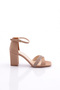 Women's Closed Heel Shoes Nude Striped 26231921432322