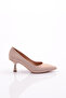 340-1 Women's Pointed Toe Low-cut Heeled Shoes